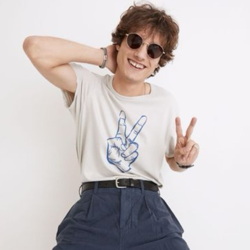 Madewell - Madewell X Walker Noble Studios Peace Graphic Allday Tee